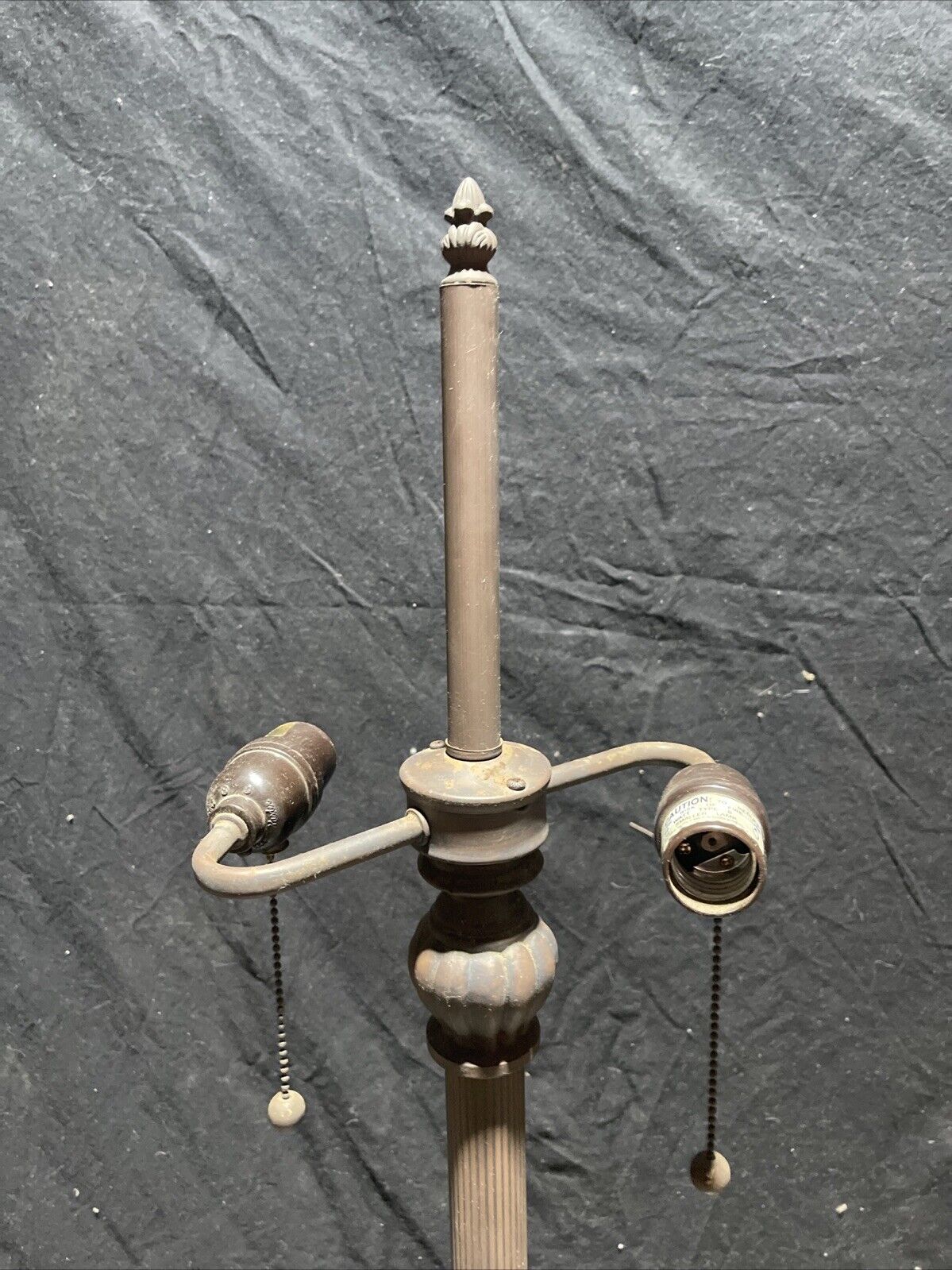 Victorian Double Socket   Floor Lamp