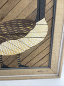 DEGROOT Theodore Wood Lath Candian Goose Folk Wall Art Rustic Large 25 x 25"