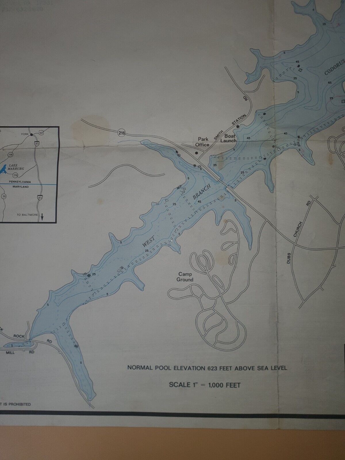 Angler's Aid Map/ York County- Pennsylvania 