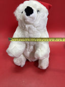 Vintage Polar Bear in a Red Hat 1986