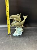Vintage Collectible Dolphins Figurines/ Lot Of 4