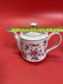 Beautiful Takahashi Japanese Porcelain Birds Floral  Teapot Tea Pot MCM