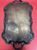 ANTIQUE F.B. ROGERS SILVER Co. TRADEMARK 1883 SILVER-PLATED LARGE TRAY