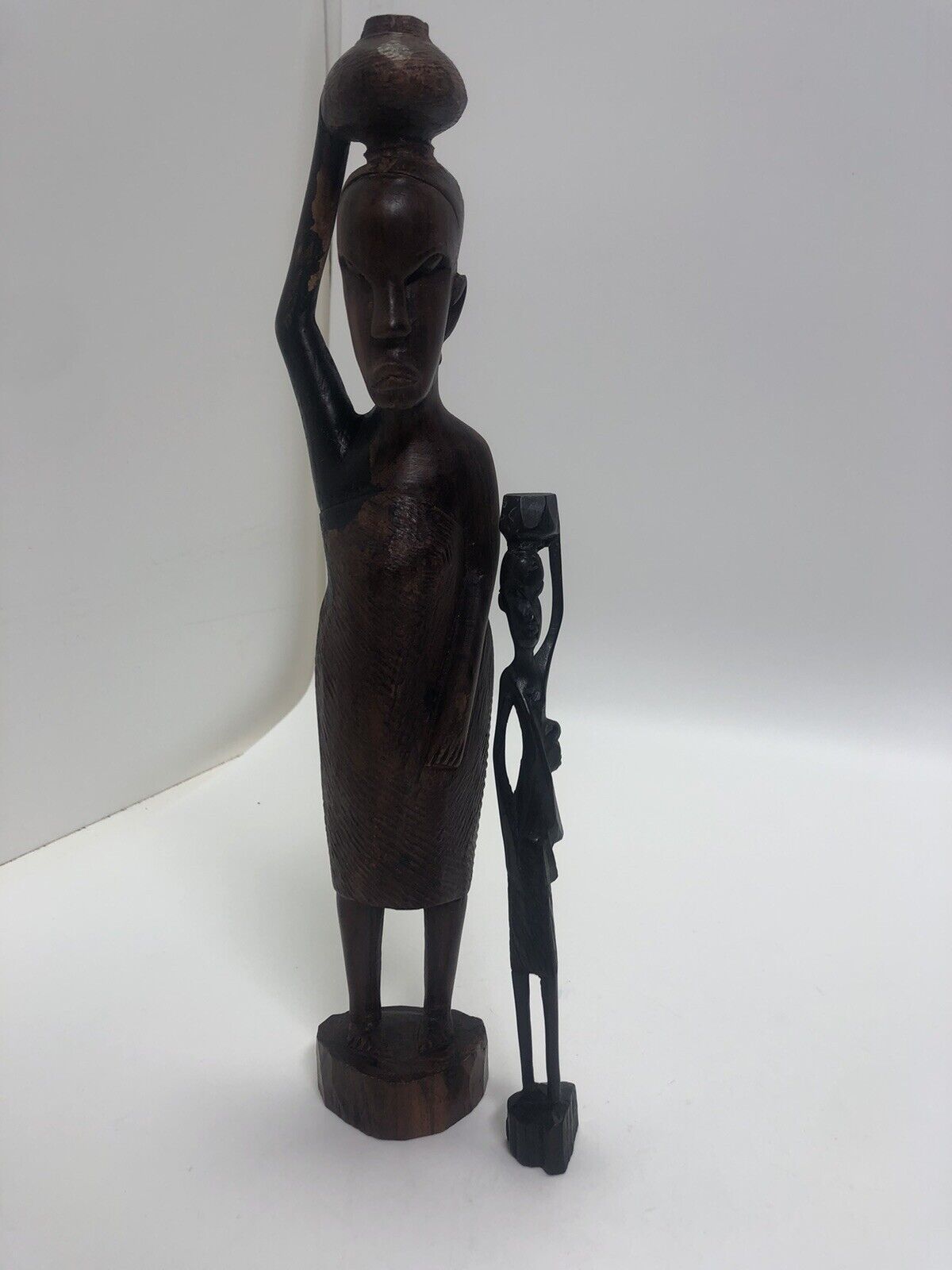 Handcrafted  Native Woman  From Hati Set of 2