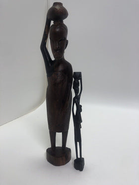 Handcrafted  Native Woman  From Hati Set of 2
