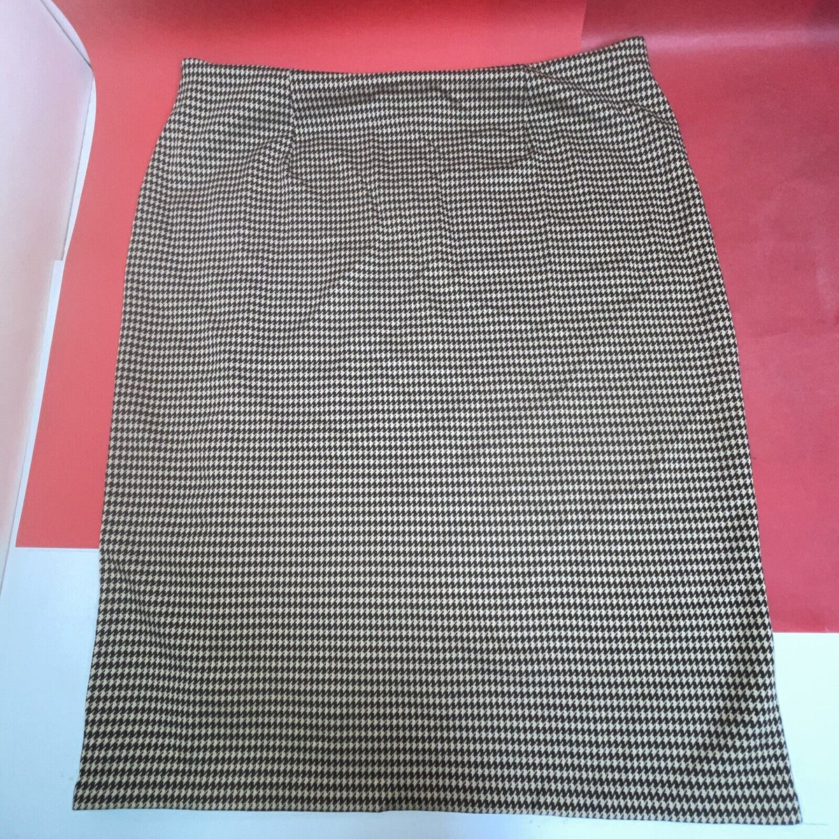 Lauren Ralph Lauren Size 2X Hounds Tooth Pencil Skirtx