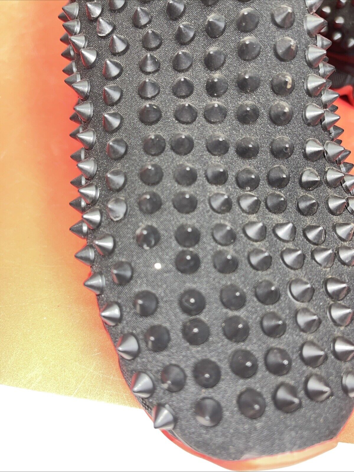 Christian Louboutin Spike Sock 30 Neoprene Black  Size 39 USED