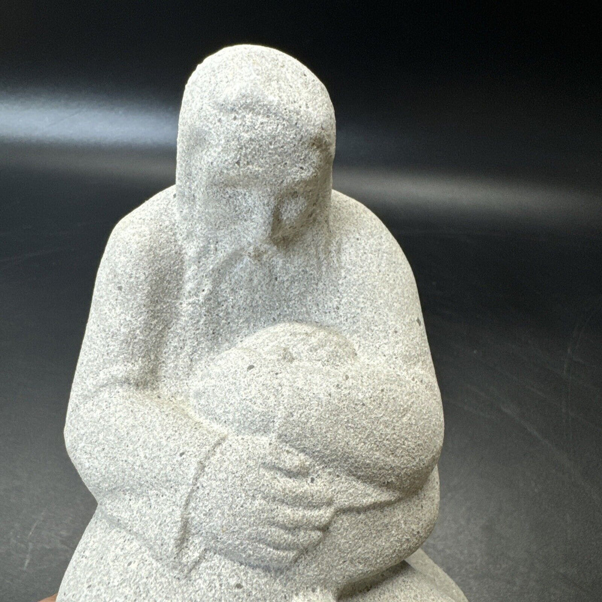 Forde Crafts Older Man Gives Comfort Sculpture Kilcullen Ireland