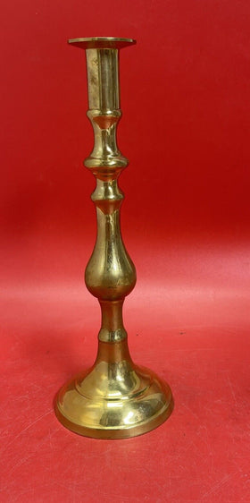 Vintage  Brass Candlestick Holder 12in