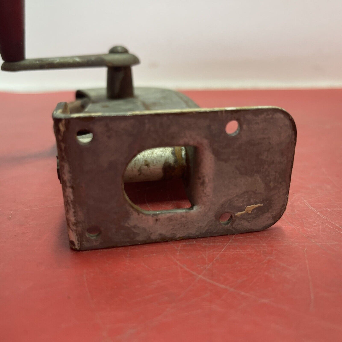 Vintage Swing-A-Way knife sharpener and can opener with wall-mount, Original.