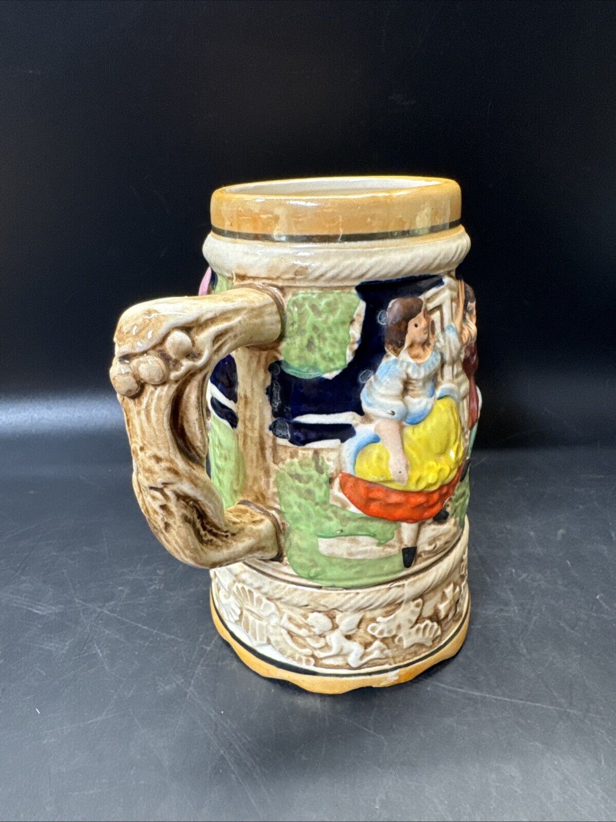 Beer Mug Stein Music Box From Japan Display Piece