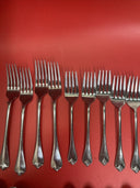 27 Pcs Dinner Forks, Salad Forks, Spoons, Knives