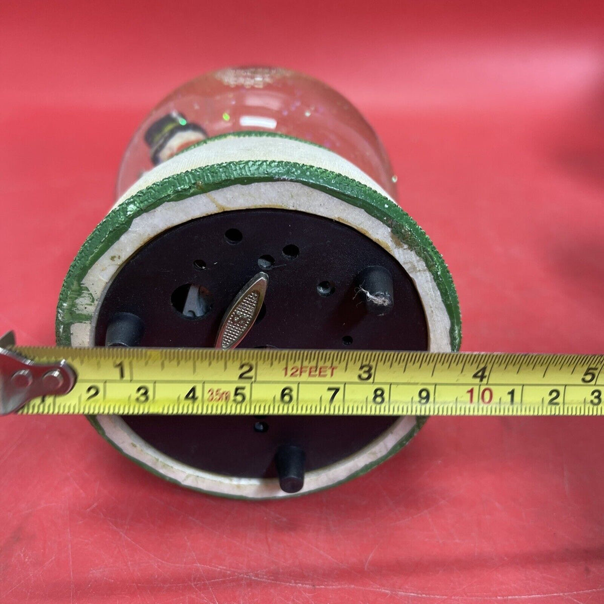 Vintage Snowman Snow Globe Music
