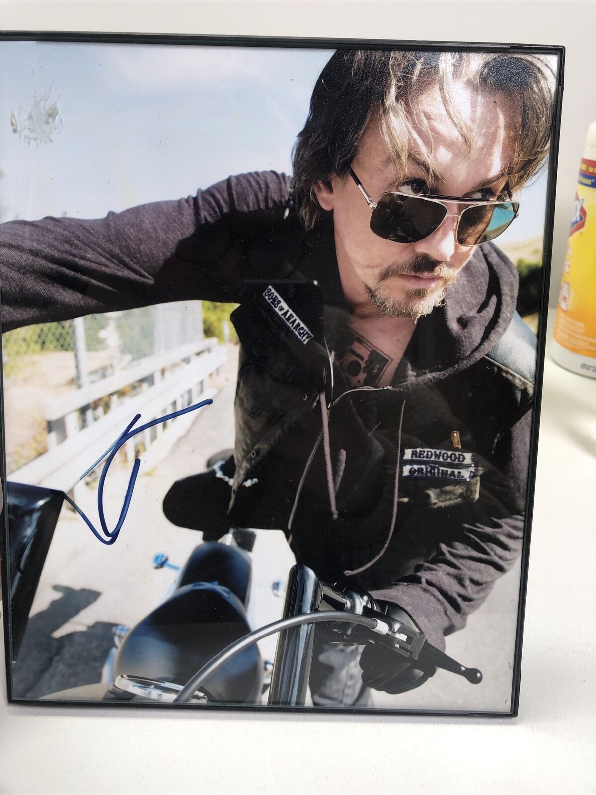 Tommy Flanigan Chibs Sons of anarchy  Signed 8x10 Framed Photo