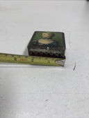 Trinket Box Velvet Lined Jean-Baptiste Perronneau Marie-Anne Huquier on Silk