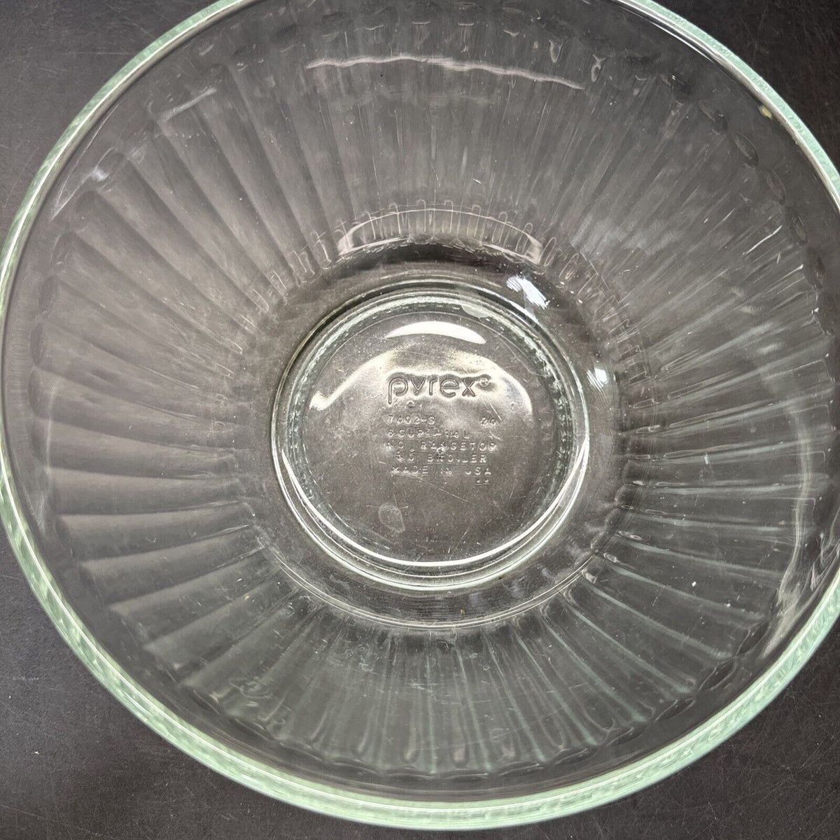 Pyrex Clear Glass Mixing Bowls - 7401(2), 7402, 7403(2)/ Set 5