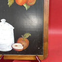 Vintage Framed Handpainted SLATE ART - Apple 🍎