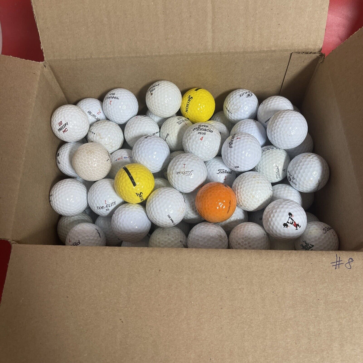 Mixed Lot Of 100 Assorted Golf Balls #8