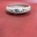 Abingdon USA Pottery Light Pink Salmon Planter Dish Bowl Marked Ceramic Round