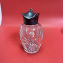 Vintage Crystal Candy Bowl, Sugar Bowl,Syrup Pitcher