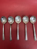 5 Wallace Brothers Plate AA Spoons Flatware