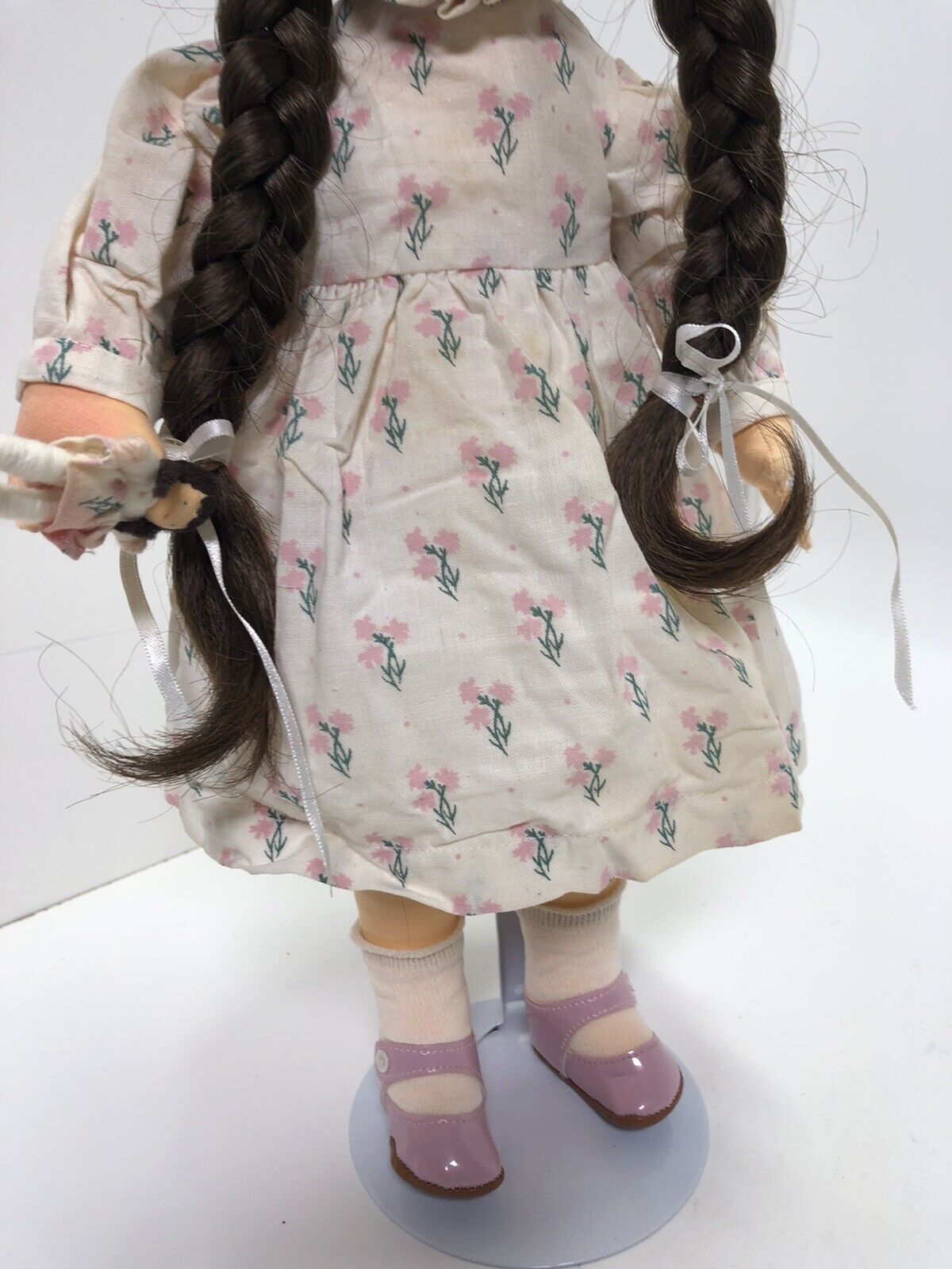 Gillian Heal Vtg MARY signed Cloth 16" Doll 1985 LE Sample Halfpenny England