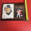 Plaque and Baseball Card Will Clark