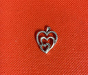 925 Silver Heart Shaped Pending (2.1g)