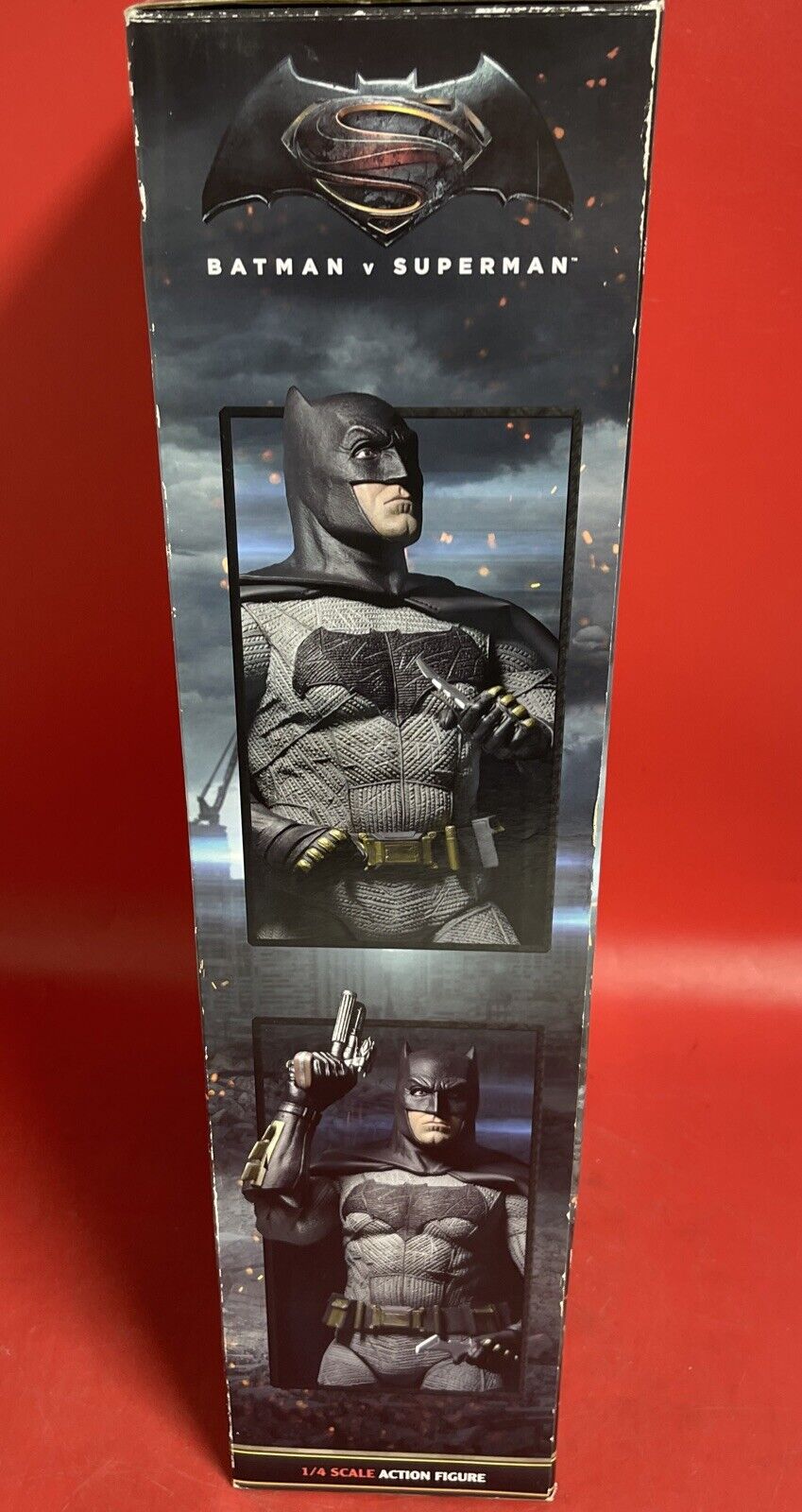 READ Batman v Superman NECA Ben Affleck 1/4 Scale 18" Action Figure DC Quarter