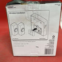 Defiant Wireless Battery Doorbell Kit with 2-Push Buttons  White