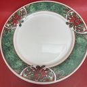 GIBSON EVERYDAY CHINA 14 pc PLACE SETTING w/BERRIES, LEAVES & BOW