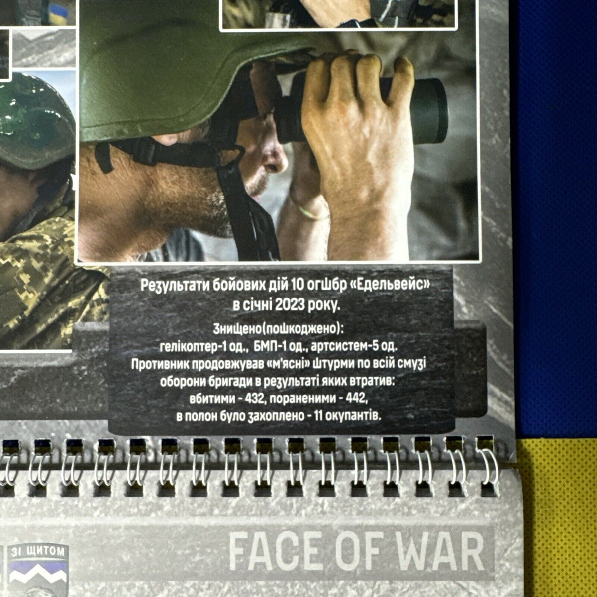 🇺🇦 Ukrainian Military Wall Army Calendar 2024