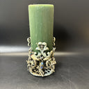 Kirks Folly Secret Of The Seven Angels Wishing Candle Holder Antique Silver-Tone