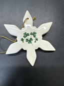 Irish Celtic Ceramic Christmas Ornaments/ Lot Of  8