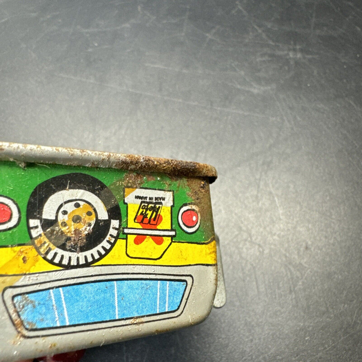 Vintage AIRPORT SERVICE Tin Windup Pan American/ Japan Toy