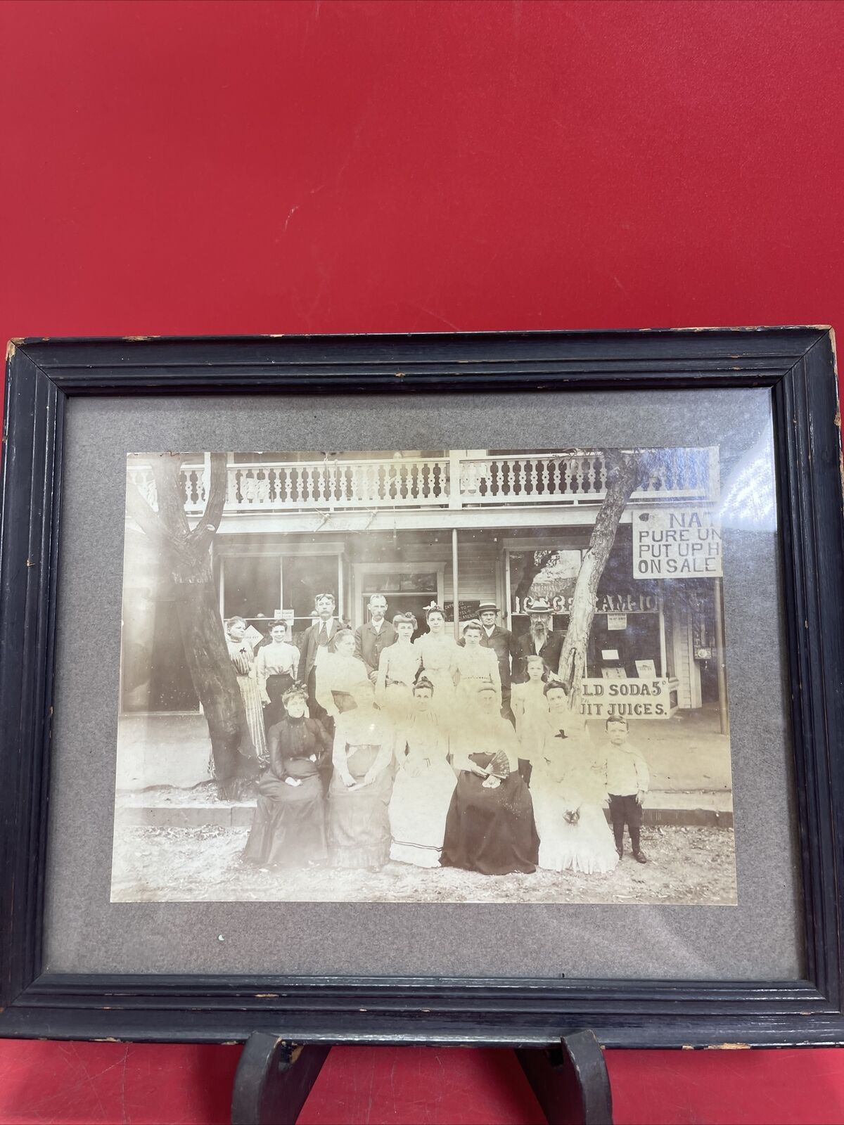 Antique family photographs.black and white.