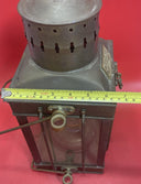 Brass Cargo Light Caged Ship's Barge Lantern Fluid Oil Lamp Nautical #3954 1939