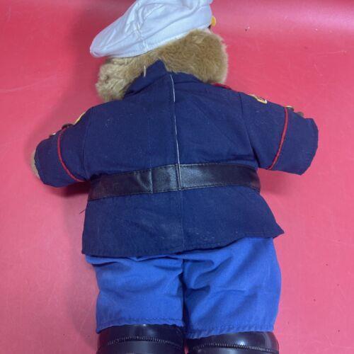 Bear Brown Teddy Bear With Marine Outfit USA Military Plush