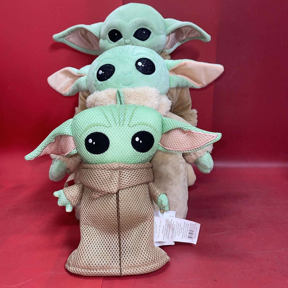 The Mandalorian Star Wars Grogu Baby Yoda Plush Lot Of 3