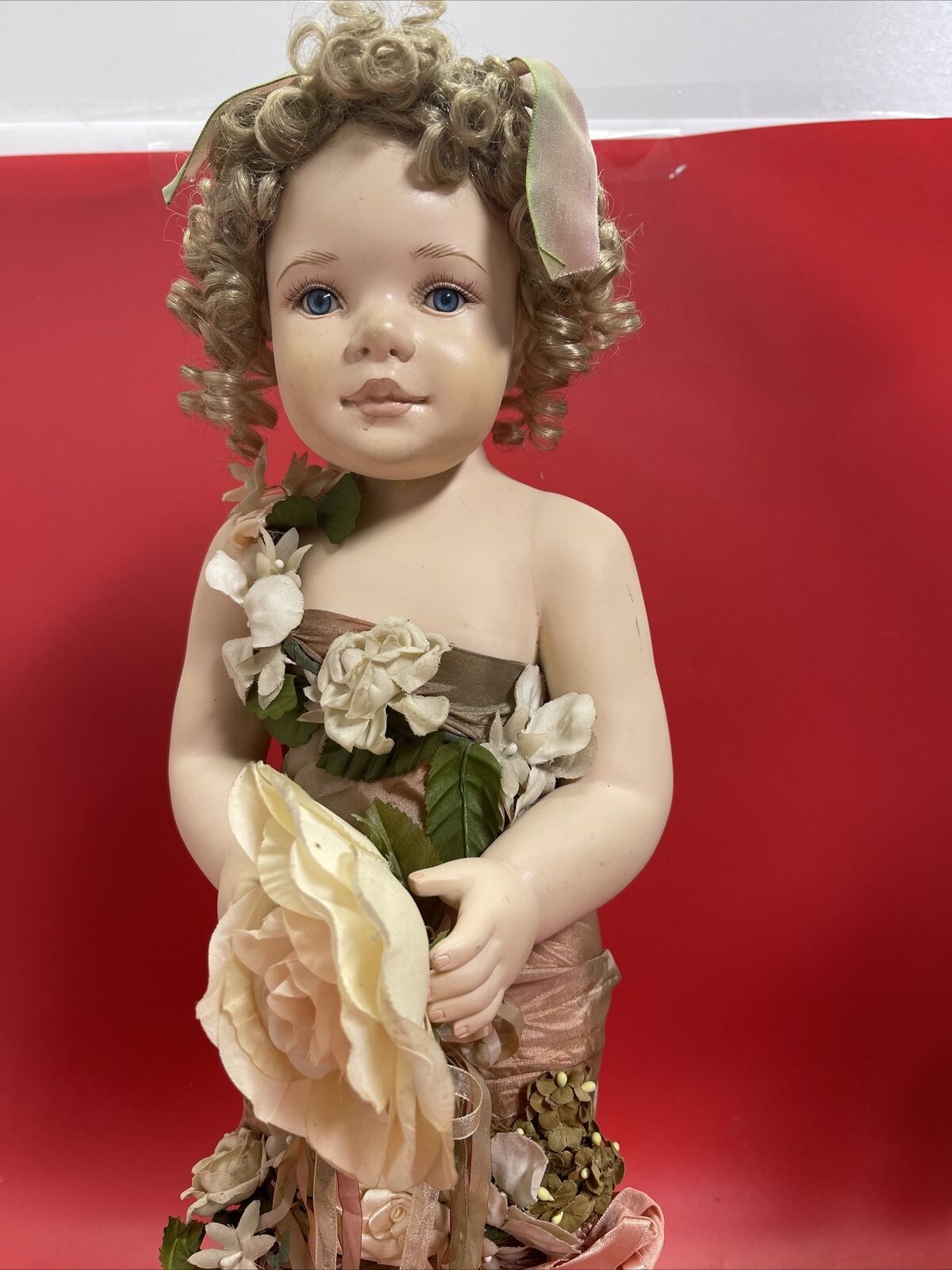 2000 Master Piece Gallery 20" CHERUB All Porcelain Limited Edition Artist Doll