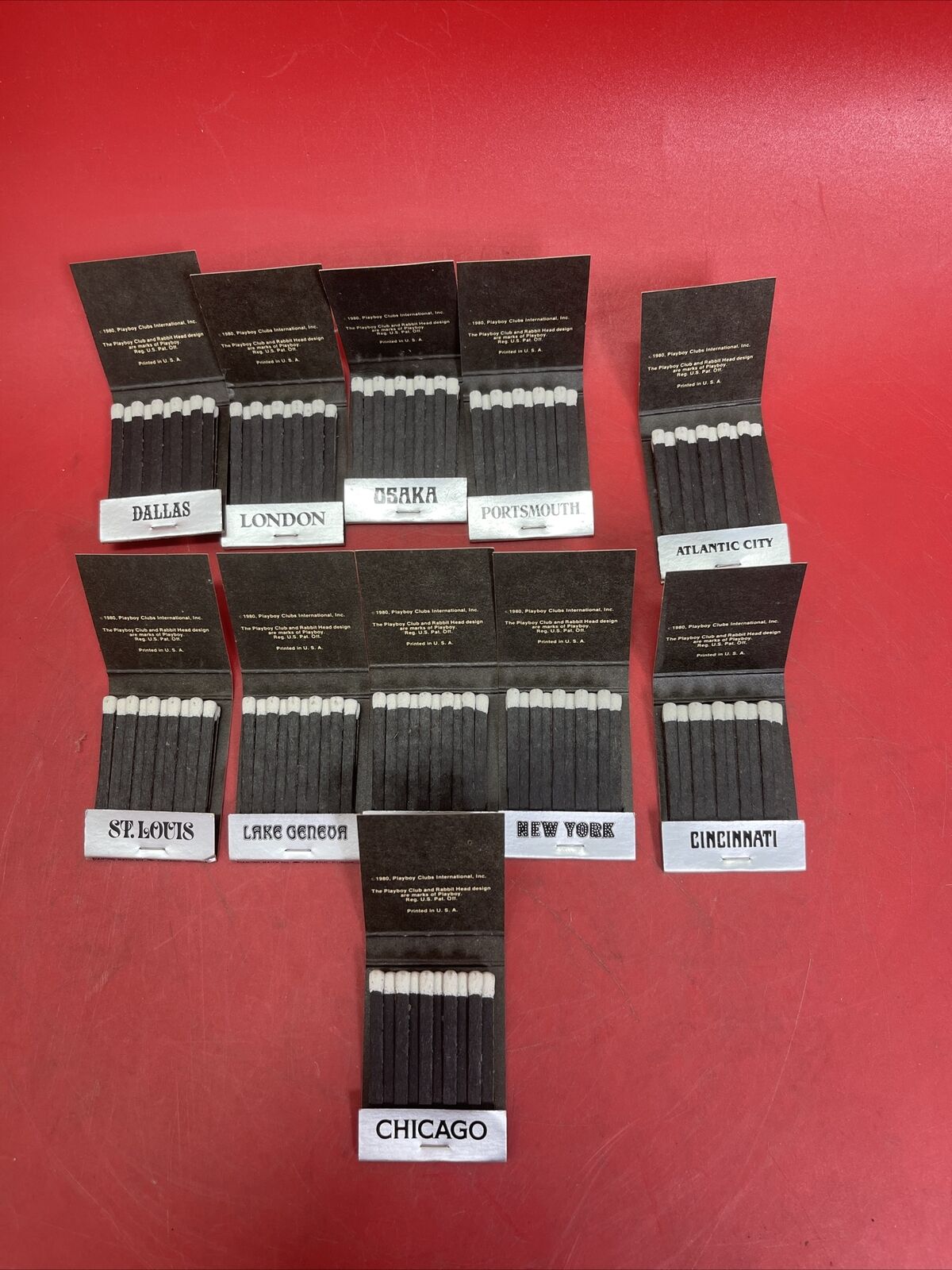 Vintage Playboy Matchbook Lot 11