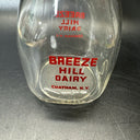 VINTAGE BREEZE HILL DAIRY CHATHAM NY, HALF PINT