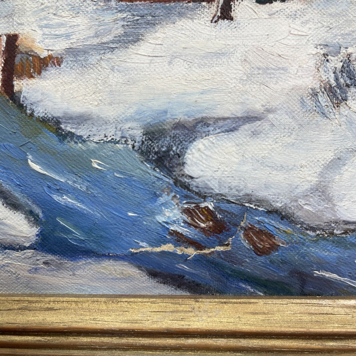 American Impressionist Painting  - Signed RCS  ‘50- Artist Unidentified