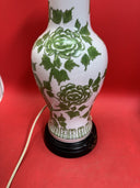 Vintage Boston Consignment Floral 28" Tall Electric Lamp