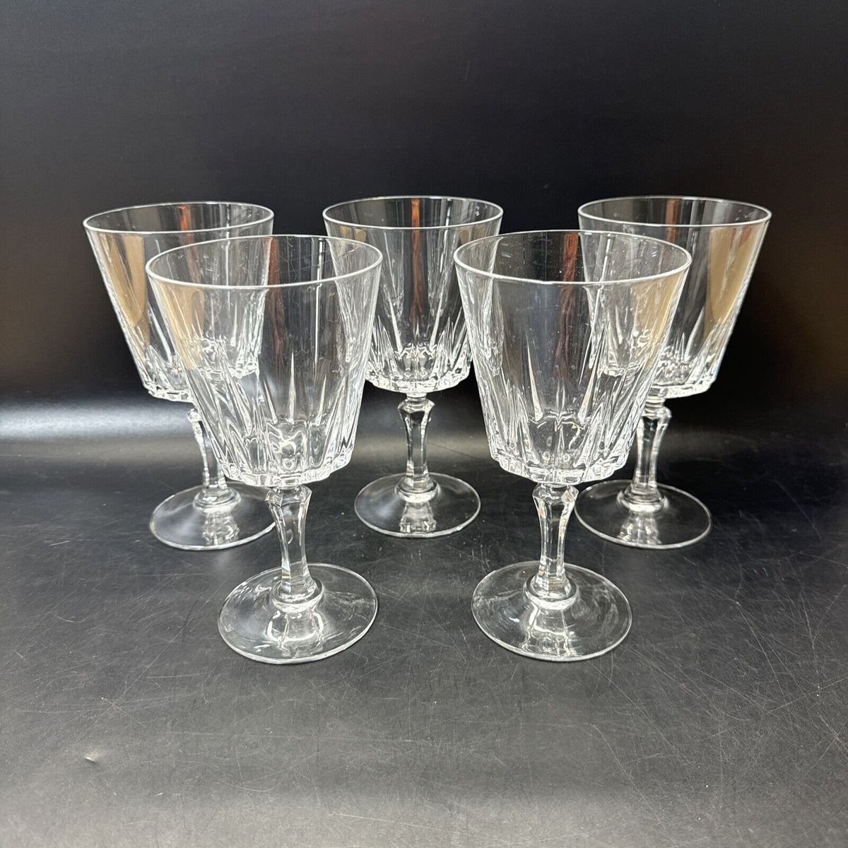 Cristal d'arques cordials Avignon glasses/ Set Of 5