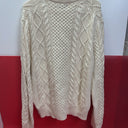 Polo Ralph Lauren Hand Knit Fisherman  Chunky Cable Knit Sweater Men’s L
