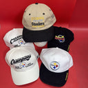 LOT OF 5 ASSORTED PITTSBURGH STEELERS CAPS / HATS # 2