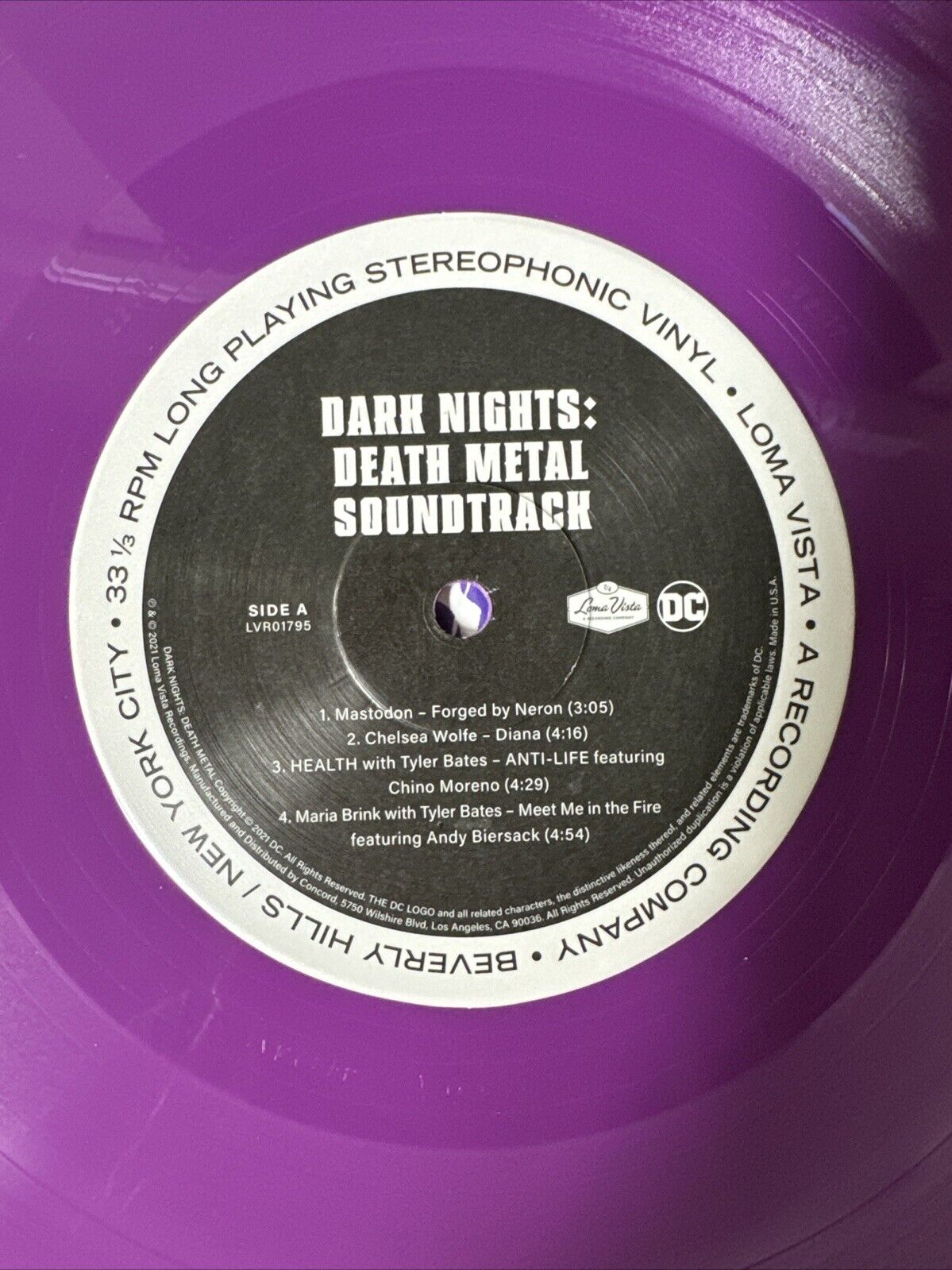 Dark Knights Death Metal Soundtrack 12" Vinyl Double Vinyl LP