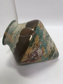 Vintage Japan Textured Majolica Style with Fruit Cone Shaped