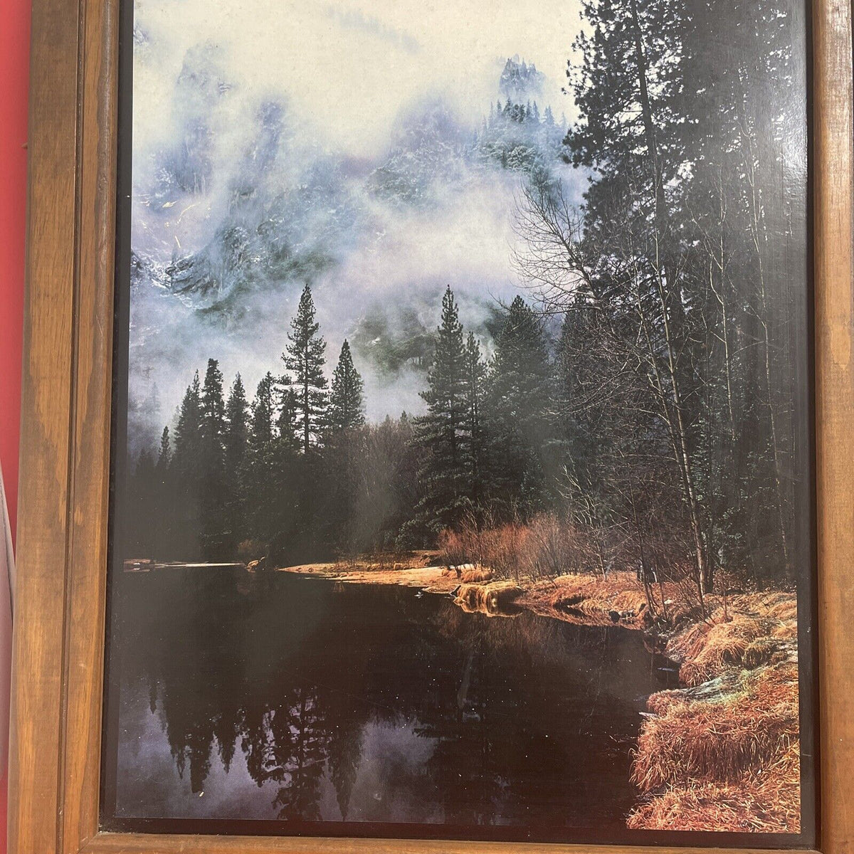 Lake Expressionism  Wall Art Print Framed  Picture Poster Decor